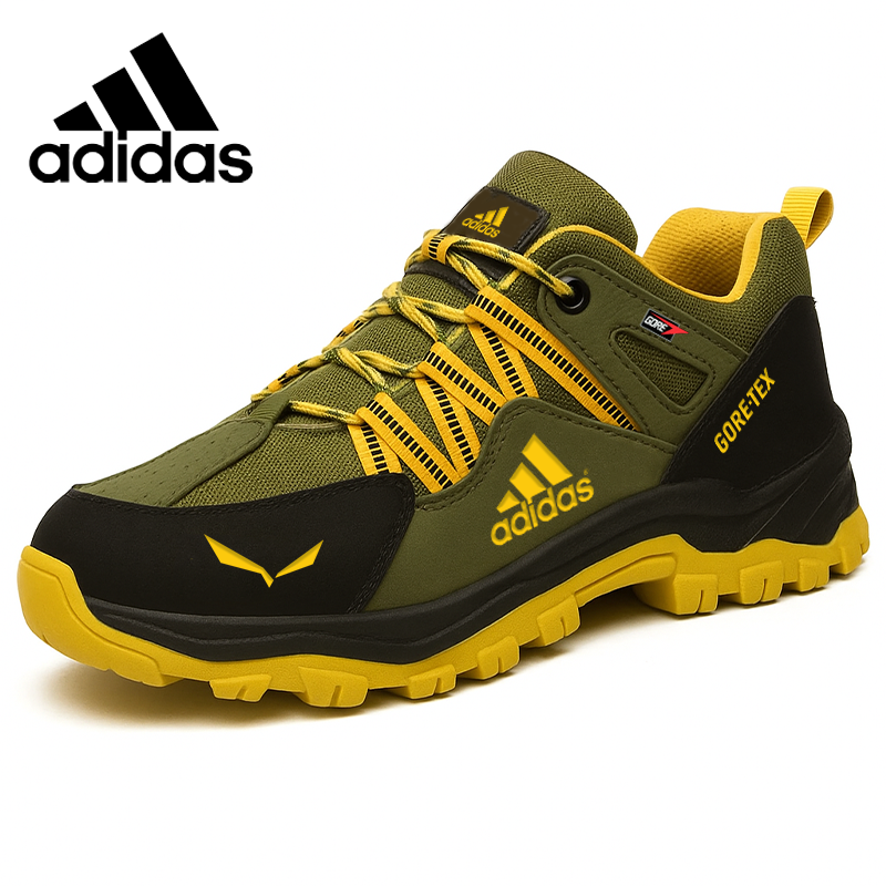 Adidas® planinarske cipele izrađene su od vodootpornog i prozračnog materijala.
