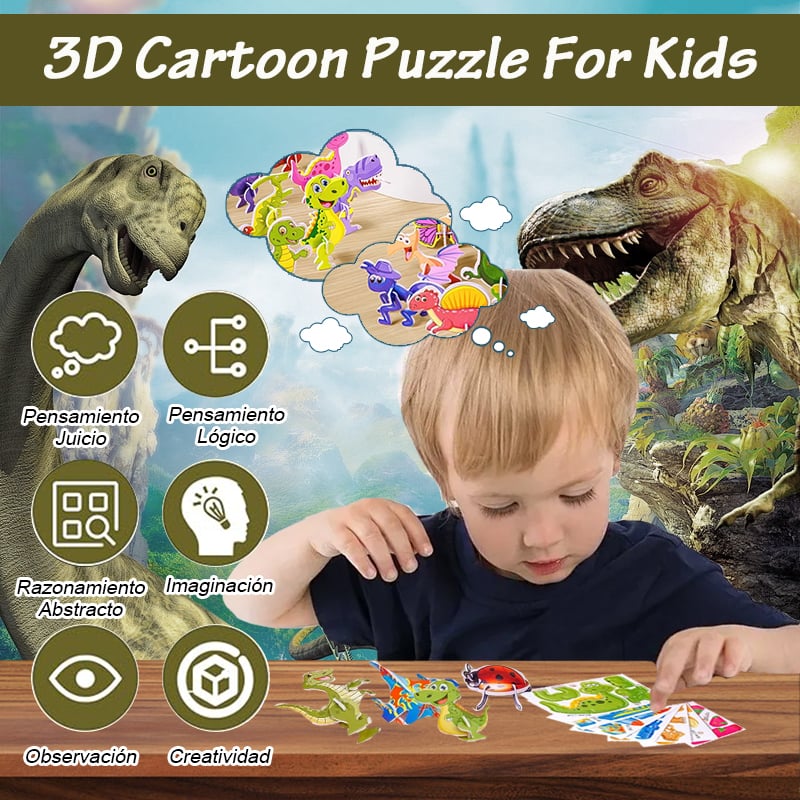 🎁🔥2026 Edukativna 3D crtana slagalica